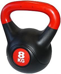 Činka kettlebell s cementovou náplní - 8 kg