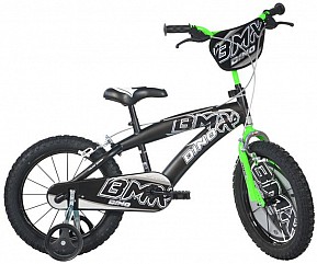 Dino BMX 165XC, černo - oranžové, 16", dětské kolo