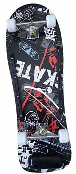 ACRA Skateboard barevný S2, černý