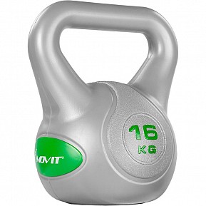 MOVIT Kettlebell činka 16 kg, sv. zelená