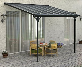 Zahradní pergola BRUCE F 436 x 305 cm, transparentní