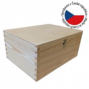 Dřevěný organizační box, 28 x 13 x 21 cm