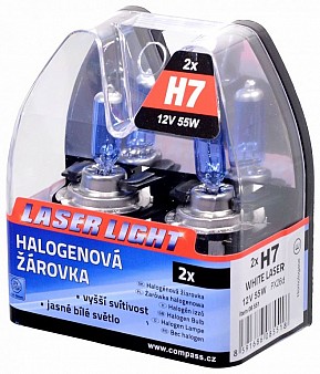 Žárovka 12V H7, 55W PX26d WHITE LASER 2ks