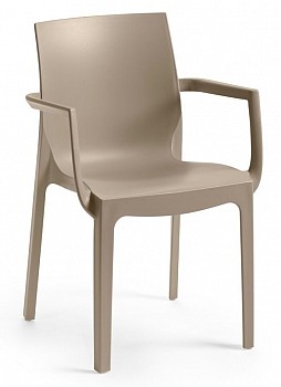 Křeslo Emma 84 x 53 x 51 cm, taupe