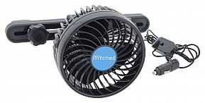 Ventilátor MITCHELL 12V na opěrku hlavy