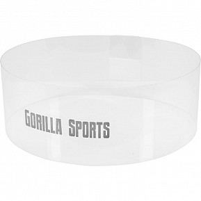 Gorilla Sports Stojan na gymnastický míč, průhledný