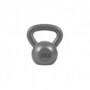 Gorilla Sports kettlebell činka, litinová, šedá, 10 kg