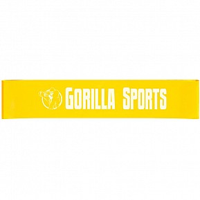 Gorilla Sports Fitness guma 20 lb, žlutá