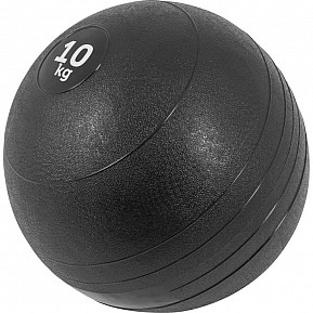 Gorilla Sports Slamball medicinbal, černý, 10 kg