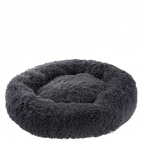 Petstuff Pelíšek pro psa, kulatý, tmavě šedý, 120 cm