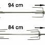 Grilovací jehla 230V UNI, 94 cm