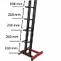 Gorilla Sports Stojan na medicinbaly, 129 cm