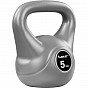 Movit Kettlebell činka, 5 kg, šedá/černá