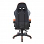 Ergonomická herní židle Racing Supreme Pro, černo-oranžová