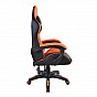 Ergonomická herní židle Racing Supreme Pro, černo-oranžová