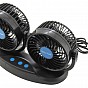 Ventilátor MITCHELL DUO na palubní desku s teploměrem - 12V