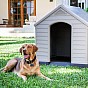 Curver Bouda pro psy Dog House šedá, 95 x 99 x 99 cm