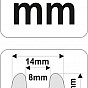 Uvolňovač čalounění dveří - 200 mm