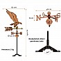 Dekorativní měděná korouhvička orel, 140 cm