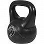 Gorilla Sports Kettlebell činka, plast, černá, 6 kg