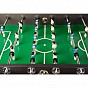 GamesPlanet® Profi fotbálek Leeds, 140 x 73 x 87 cm, černý