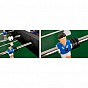 GamesPlanet® Profi fotbálek Leeds, 140 x 73 x 87 cm, černý