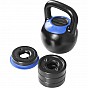 Gorilla Sports Kettlebell, nastavitelná hmotnost 16 - 24 kg