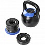 Gorilla Sports Kettlebell, nastavitelná hmotnost 16 - 24 kg