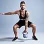 Gorilla Sports Kettlebell činka, vinylová, růžová, 2 kg