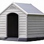 Curver Bouda pro psy Dog House šedá, 95 x 99 x 99 cm