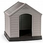 Curver Bouda pro psy Dog House šedá, 95 x 99 x 99 cm