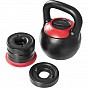 Gorilla Sports kettlebell, nastavitelná hmotnost 8 - 16 kg