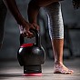 Gorilla Sports kettlebell, nastavitelná hmotnost 8 - 16 kg