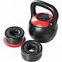 Gorilla Sports kettlebell, nastavitelná hmotnost 8 - 16 kg