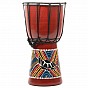 Dětský buben Djembe, želva, ručně vyráběný, 30 cm