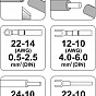 Kleště odizolovací a konektorové univerzální 205 mm