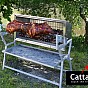 CATTARA Gril PIGLET s elektrickým rožněm, 138 x 96 x 62 cm