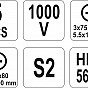 Sada šroubováků 5 ks izolované 1kV