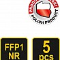 Respirátor s ventilem CDC3V 5ks FFP1