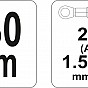 Kleště konektorové 230mm, 22-8(AWG), 1,5-10,00mm2