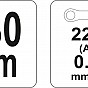 Kleště konektorové 230mm, 22-10(AWG), 0,5-6,00mm2