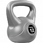 Movit Kettlebell činka, 12 kg, šedá/černá