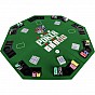 GamesPlanet® Skládací pokerová podložka, zelená