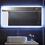 Aquamarin Koupelnové zrcadlo s LED osvětlením, 120 x 60 cm