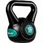 MOVIT Kettlebell činka - 10 kg, černá/petrolejová