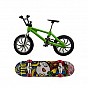 Skateboard prstový s kolem plast 10cm