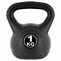 MAXXIVA Kettlebell činka, černá, 1 kg