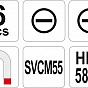 Sada šroubováků - 6 ks, magnetické