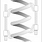 Stahovák pružin tlumičů automobilů 355 x 82 mm 2ks