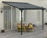 Zahradní pergola BRUCE F 436 x 305 cm, transparentní